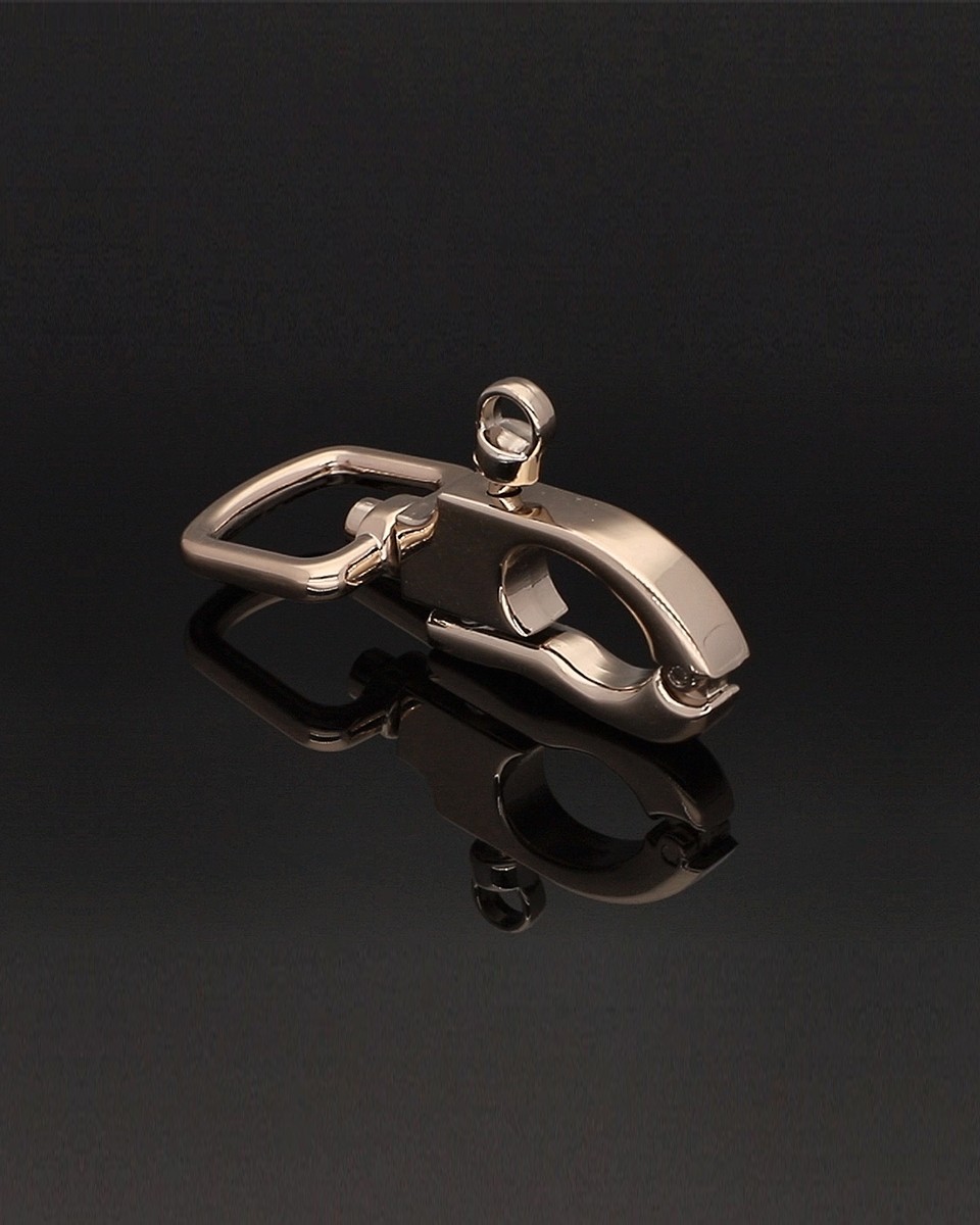 EXTRA GLANZ KARABINERHAKEN YME0480(0273) 20 MM BATORY  LICHT GOLD 1 ST.