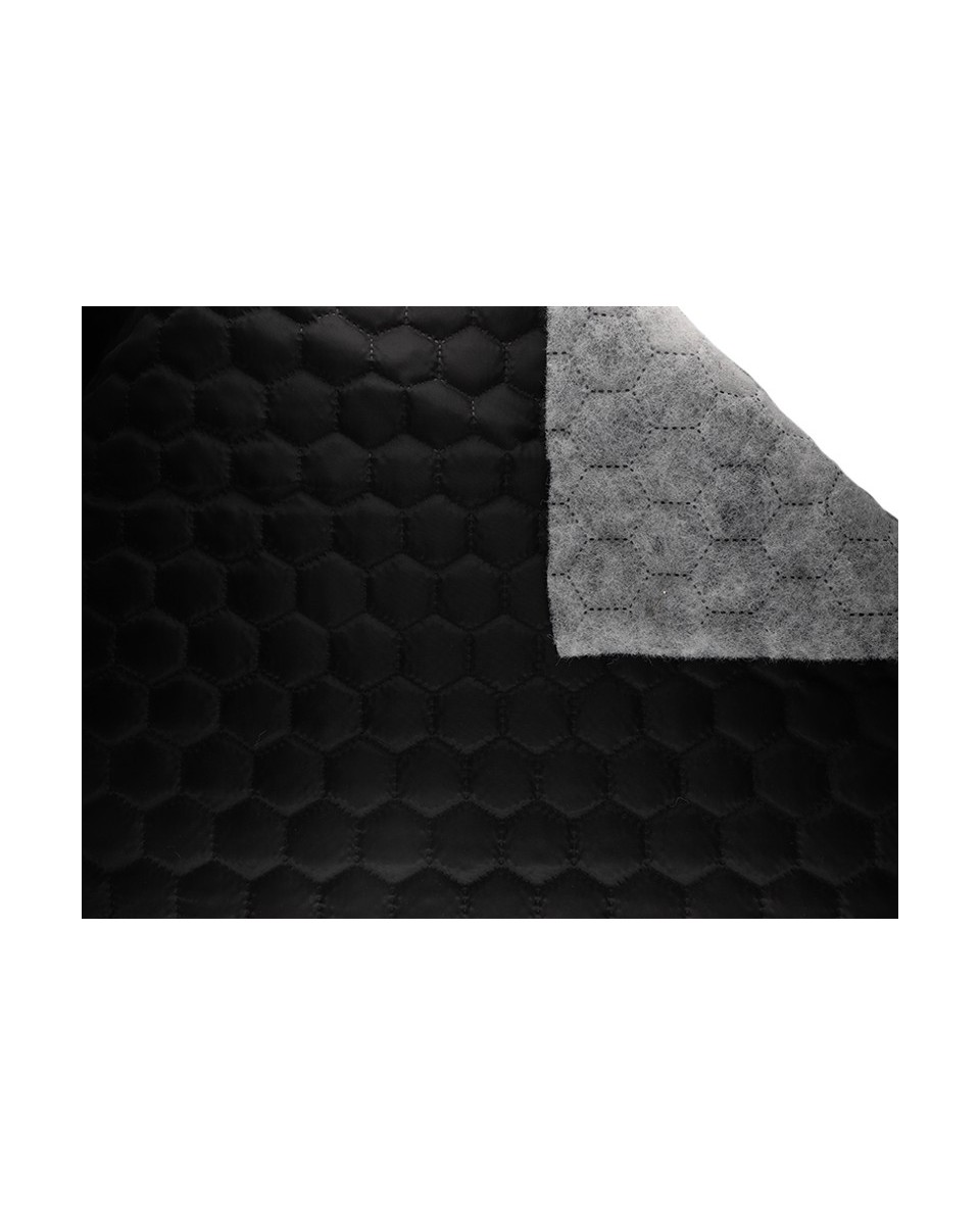 STEPPSTOFF-FUTTERSTOFF SCHACHBRETT&nbsp180T     (580)&nbspSCHWARZ 150 CM
