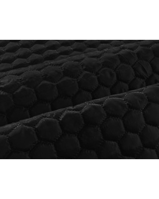 STEPPSTOFF-FUTTERSTOFF SCHACHBRETT&nbsp180T     (580)&nbspSCHWARZ 150 CM