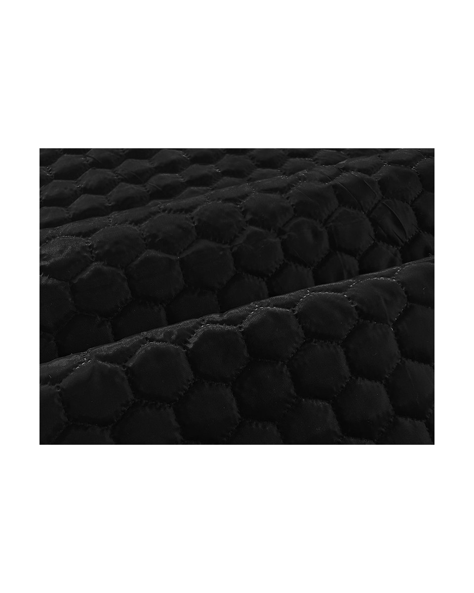 STEPPSTOFF-FUTTERSTOFF SCHACHBRETT&nbsp180T     (580)&nbspSCHWARZ 150 CM