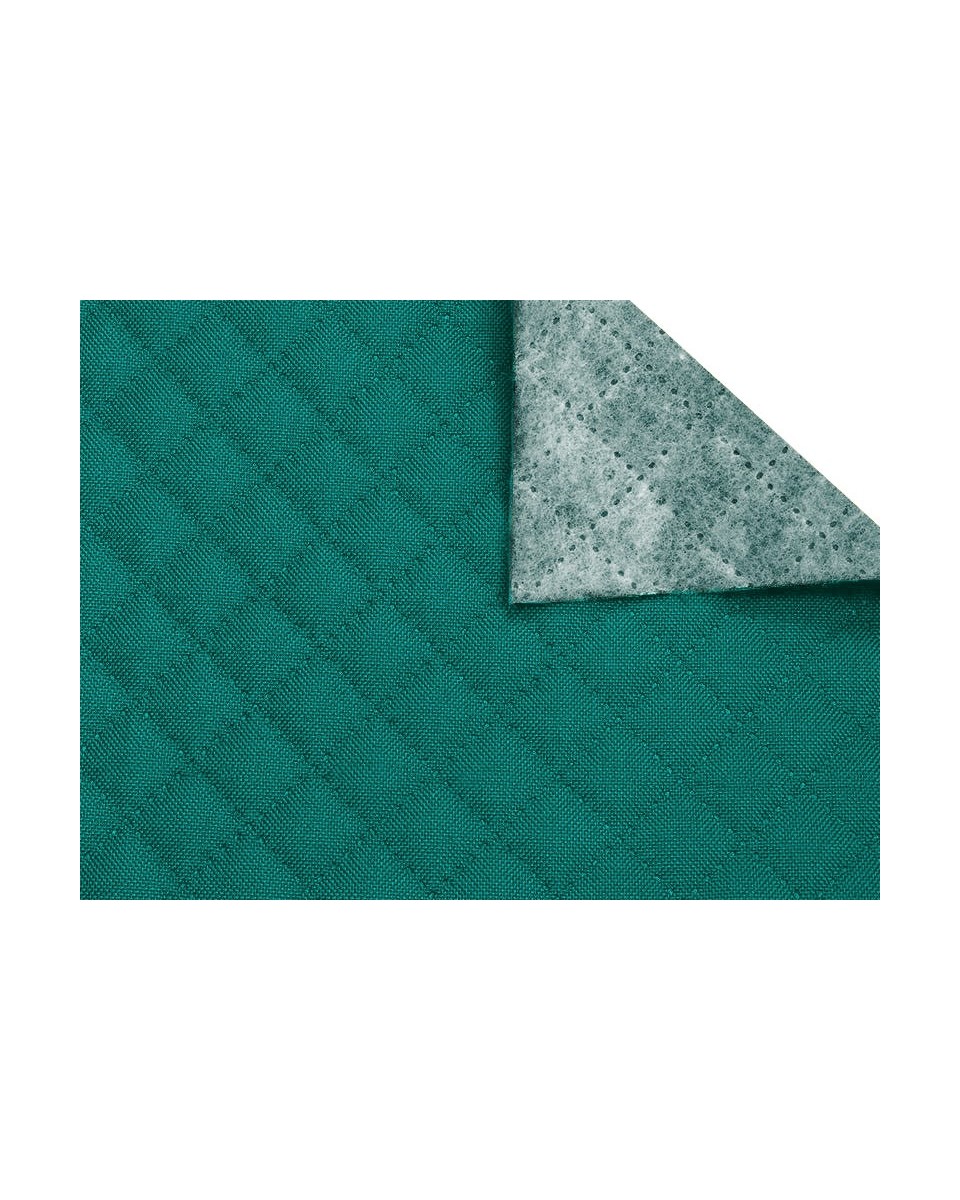 QUILTED  POLYESTER FABRIC OXFORD 600D PU*5 WATERPROOF KARO (906)&nbspMARINE 160 CM