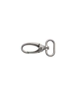 Karabińczyk metalowy 20 mm 0037 krab czarny nikiel
