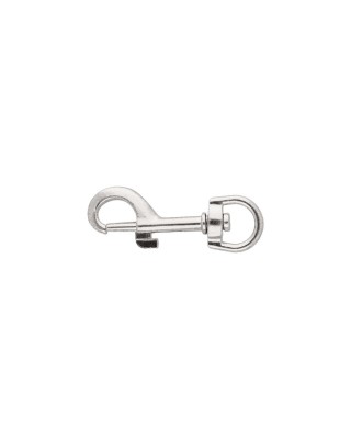 METAL SNAP HOOK 12 MM   MILO NICKEL 100  PCS