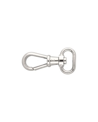 METAL SNAP HOOK 22 MM  CYPRIAN NICKEL 1  PCS