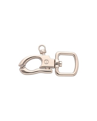 EXTRA SHINING METAL SNAP HOOK YME0480(0273) 20  MM BATORY LIGHT GOLD 1 PCS