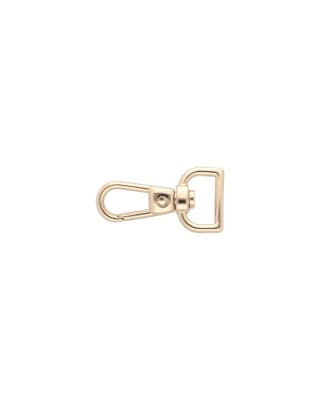 Karabińczyk metalowy 15 x 40 mm yme3113(0277) jasne złoto