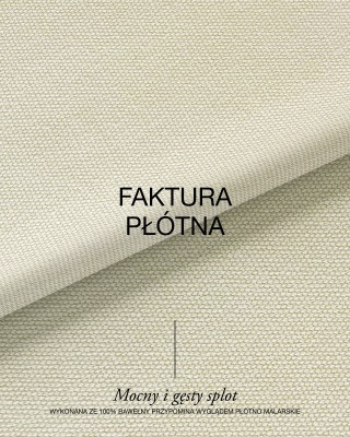 Cotton  fabric canvas 400 g/m2 natural 165 cm 40 mb