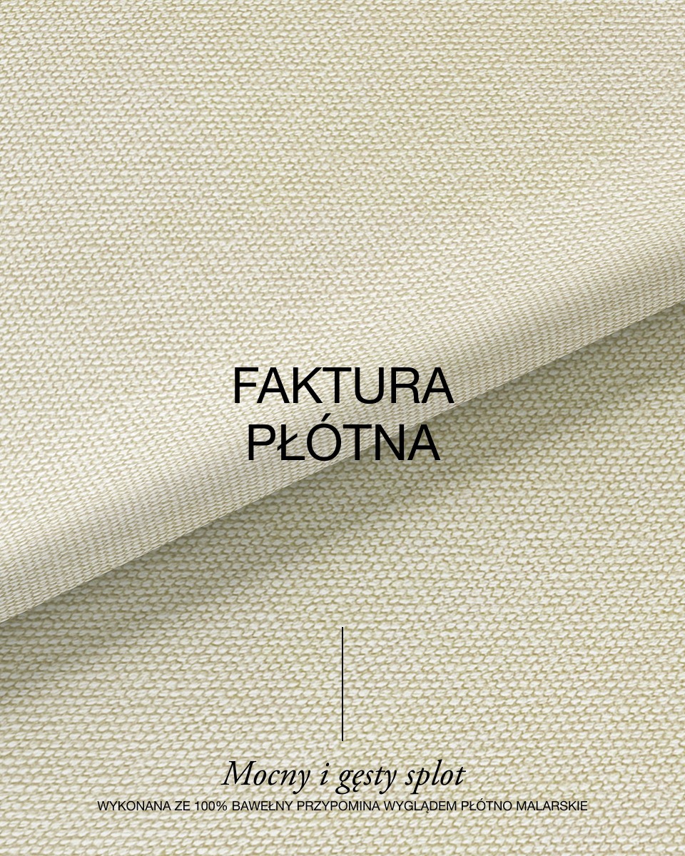Cotton  fabric canvas 400 g/m2 natural 165 cm 40 mb