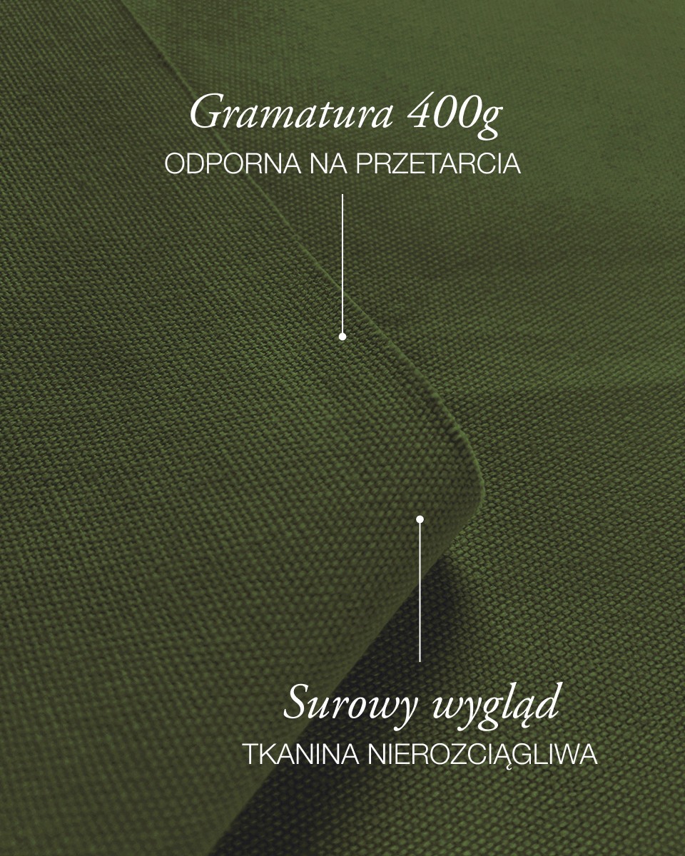 Baumwollstoff canvas 400 g/m2 (305) Olive 150 cm 40lm