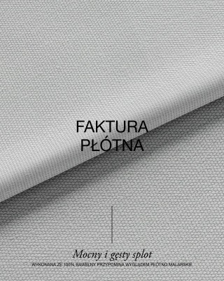Bavlněná tkaniná canvas 400 g/m2 světle šedá 165 cm 40 mb