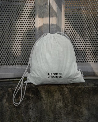 Cotton fabric canvas 400 g/m2 light grey 165 cm 40 mb