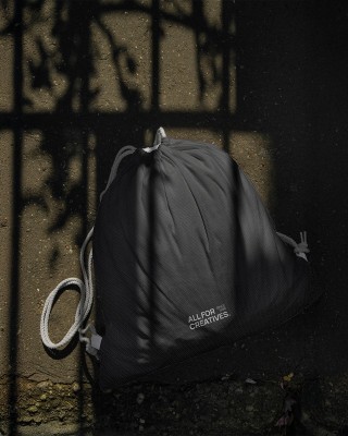 Cotton fabric canvas 360 g/m2 (580) black 150 cm