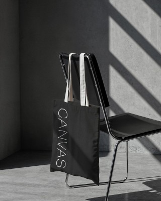 Baumwollstoff canvas 360 g/m2 (580) Schwarz 150 cm