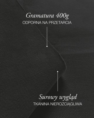 Bavlněná tkaniná canvas 360 g/m2 (580) černá 150 cm