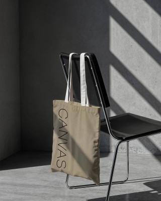 Bavlněná tkaniná canvas 400 g/m2 (894) tmavý béž 150 cm 40  mb