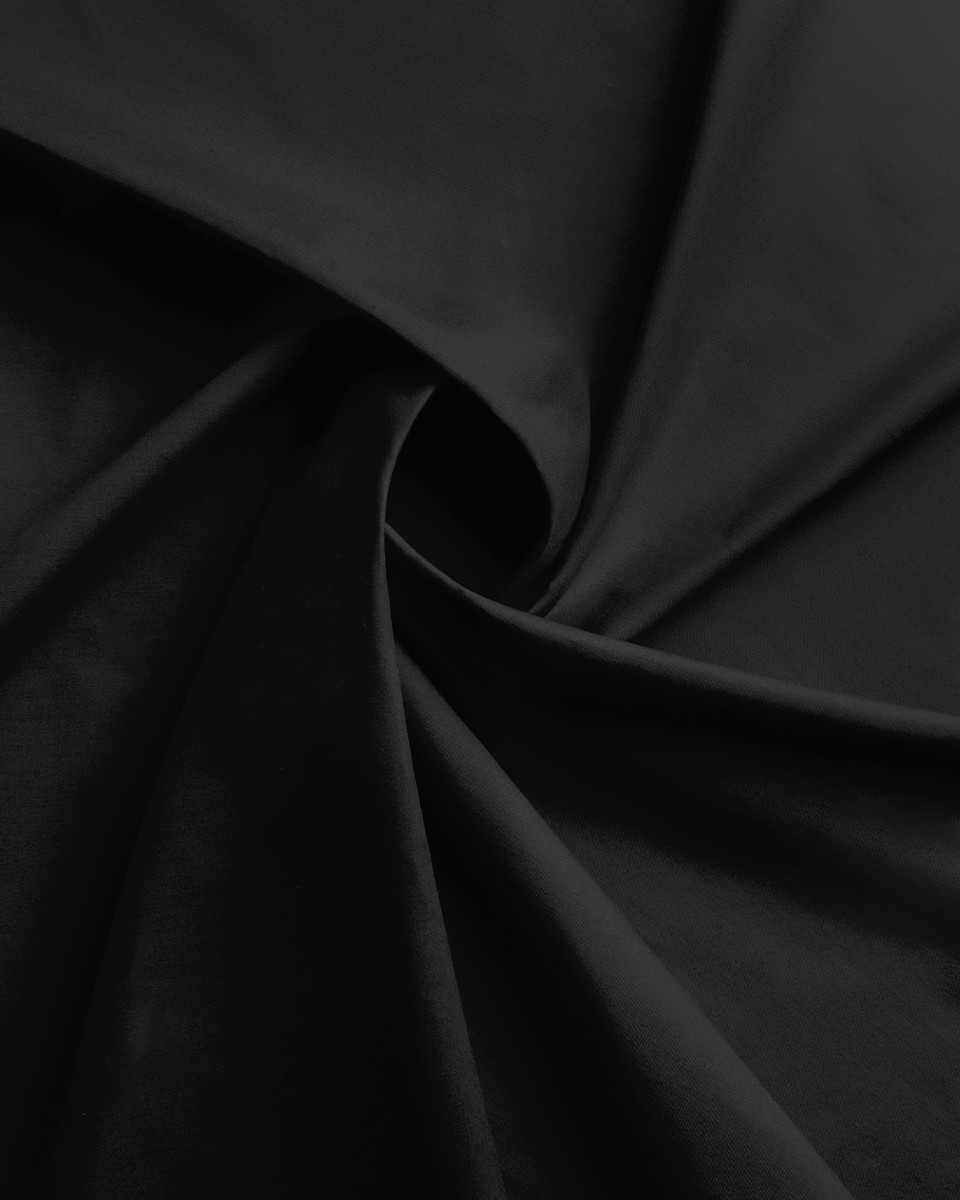 100 % COTTON  FABRIC SCHWARZ 145 CM