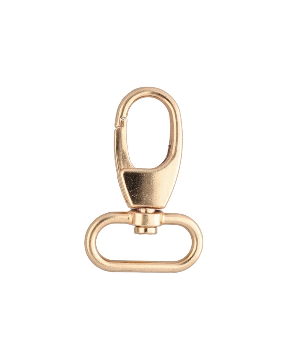 METAL SNAP HOOK SX7716A  27 MM ADAM LIGHT GOLD 1   PCS