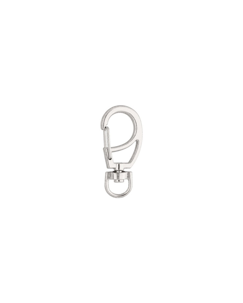 EXTRA GLANZ KARABINERHAKEN 9 MM  MODEST NICKELGLANZ 1  ST.