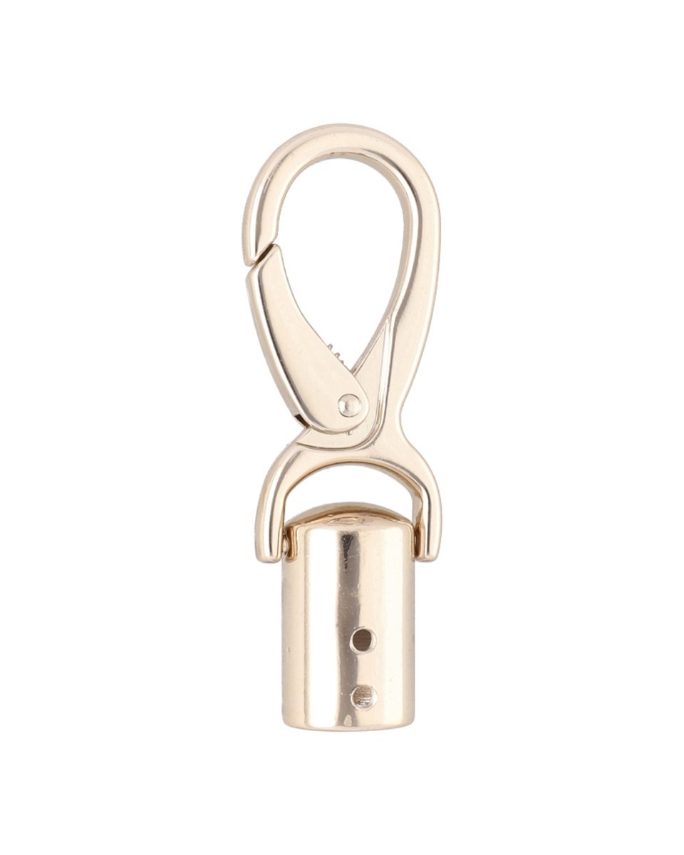 EXTRA SHINING METAL SNAP HOOK 325-279 13 MM  GERALD LIGHT GOLD 1 PCS