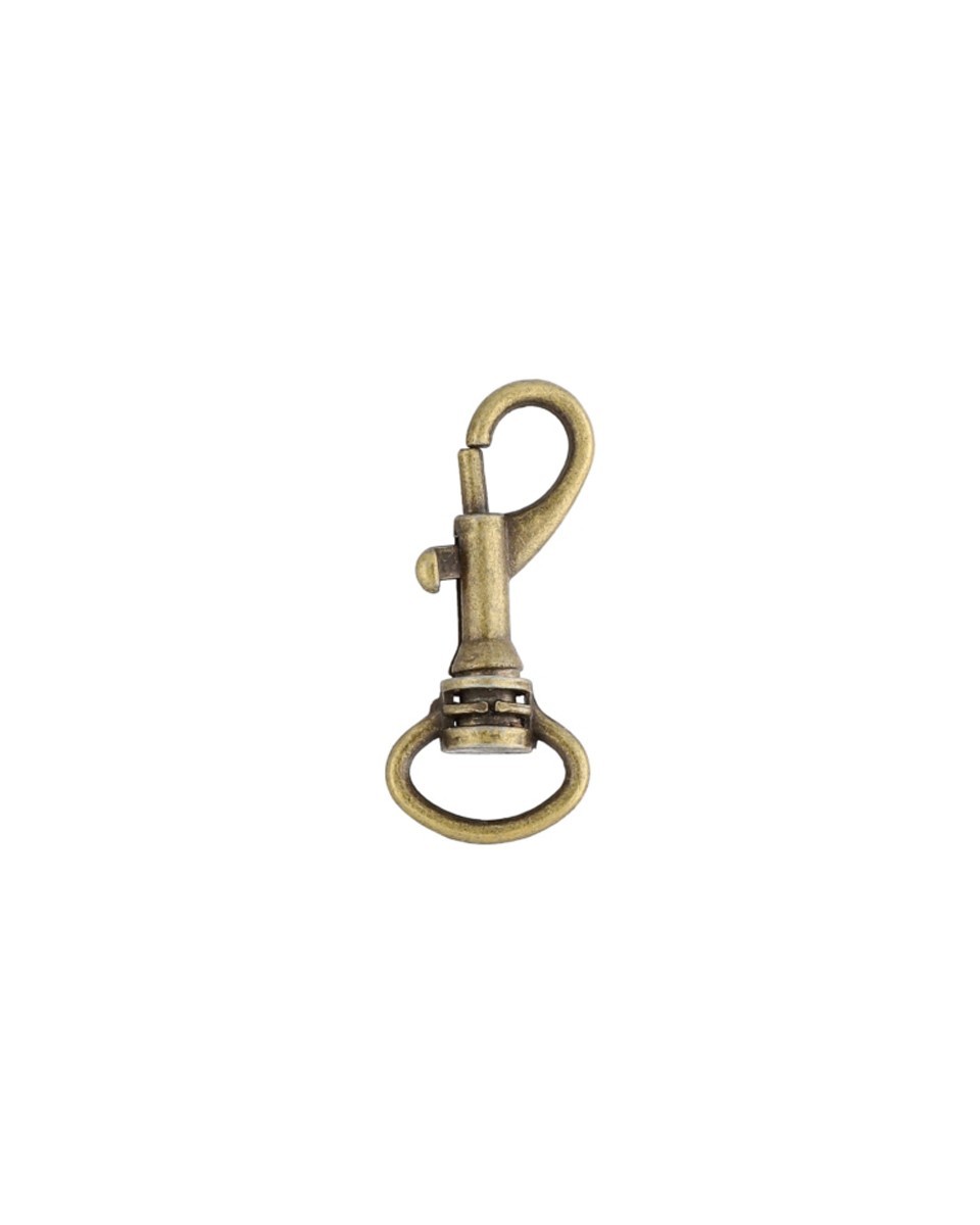 KARABINERHAKEN BCK-H006 13 MM IWO   ALTGOLD 100  ST.