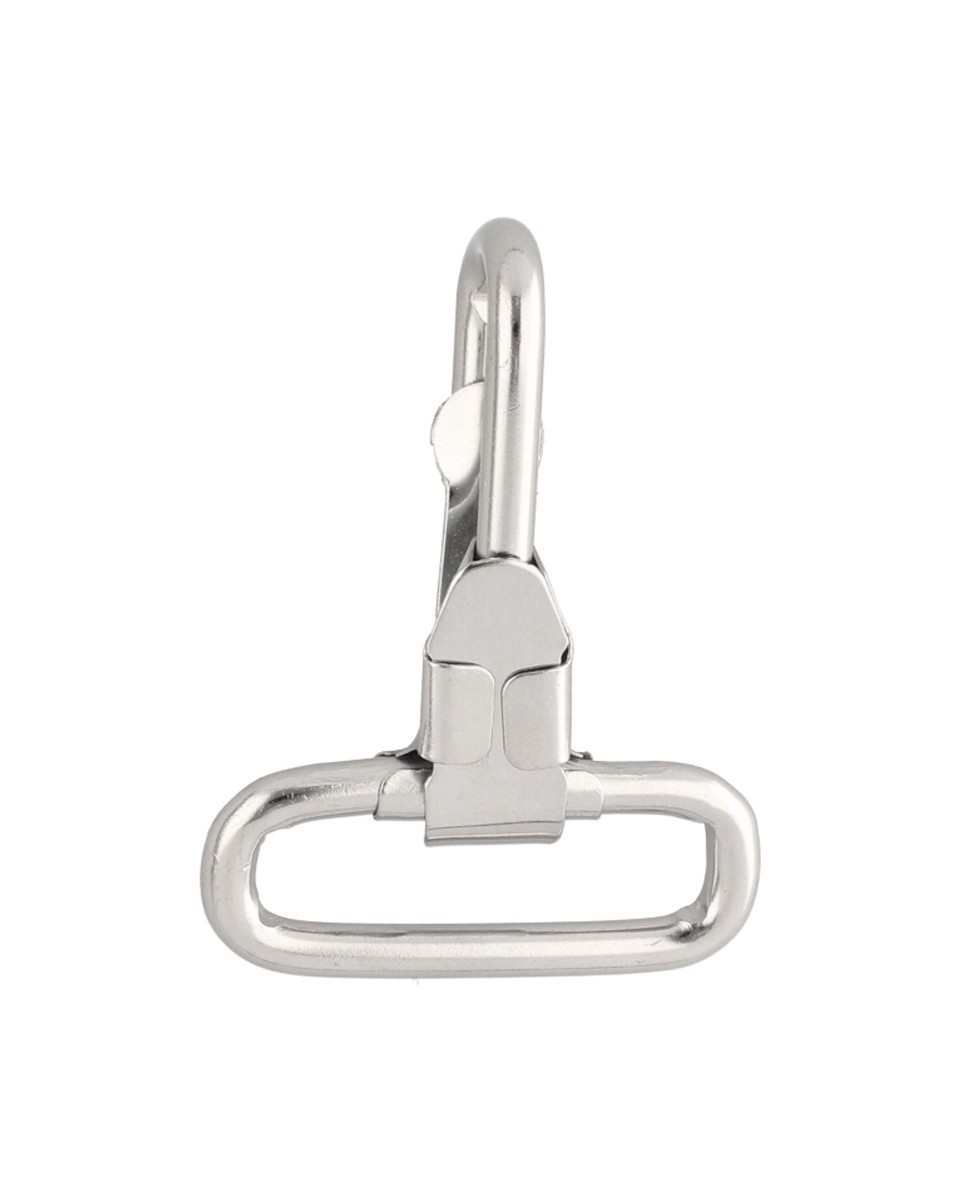 METAL SNAP  HOOK&nbsp38 MM FABIAN GLOSSY NICKEL 10 0   PCS