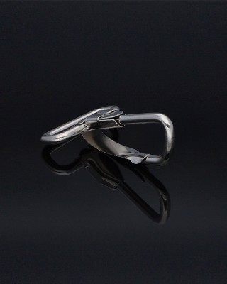 METAL SNAP  HOOK&nbsp38 MM FABIAN GLOSSY NICKEL 10 0   PCS