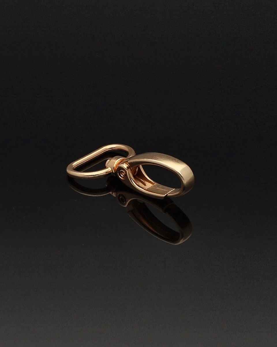 KARABINERHAKEN RF-101 20 MM LICHT          GOLD 100 ST.