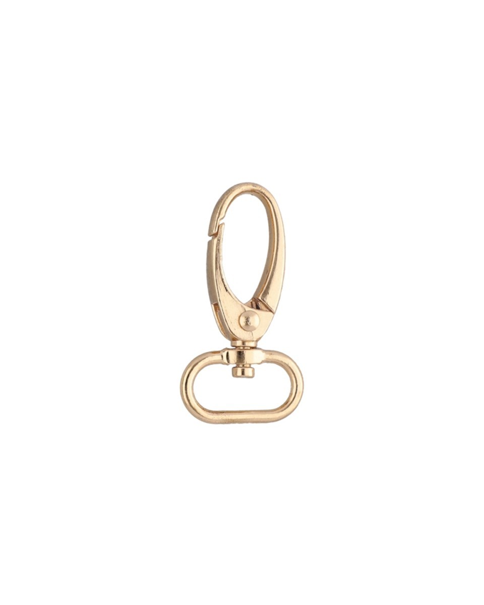 KARABINERHAKEN 0037 20 MM LICHT GOLD 100    ST.