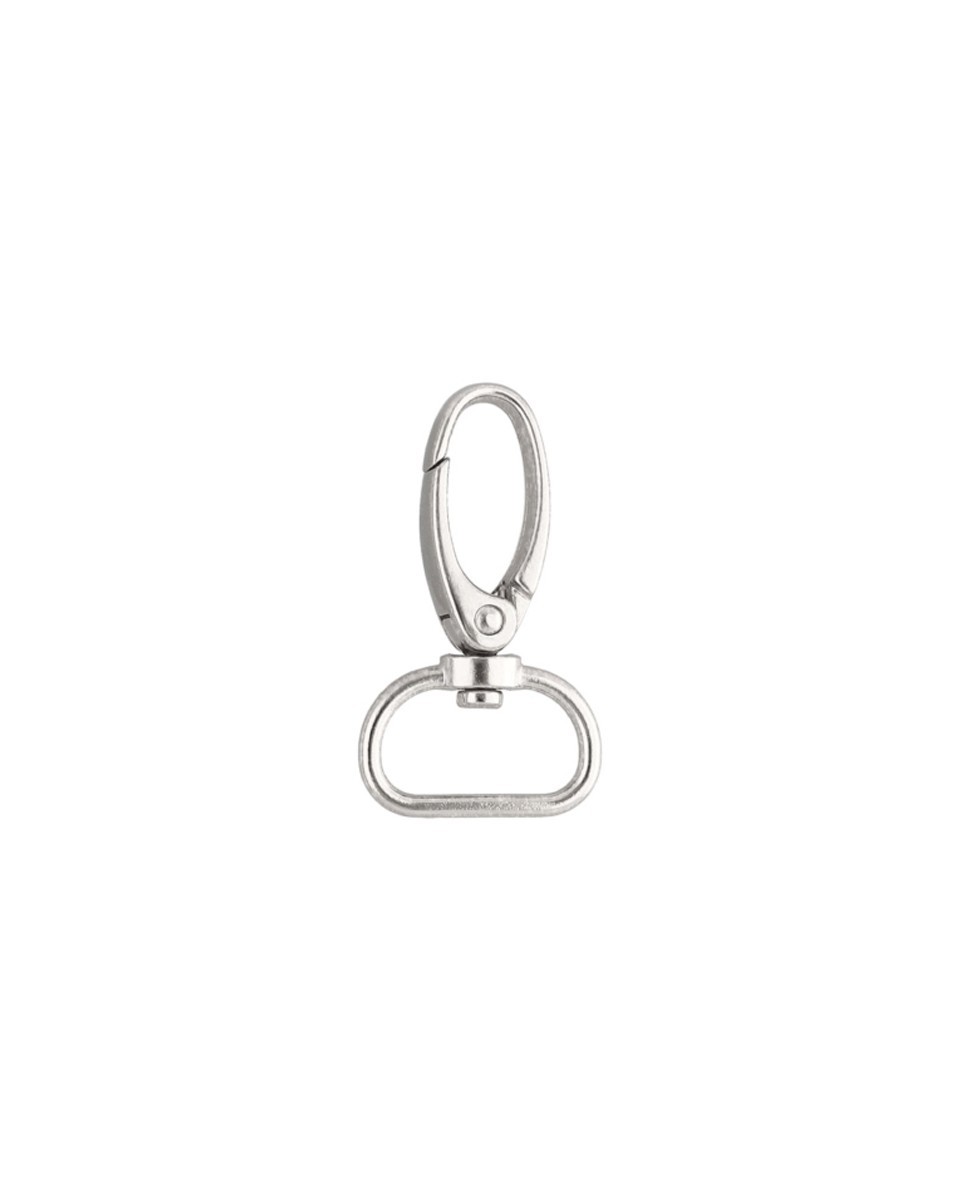 METAL SNAP HOOK 20 MM NICKEL 100 PCS