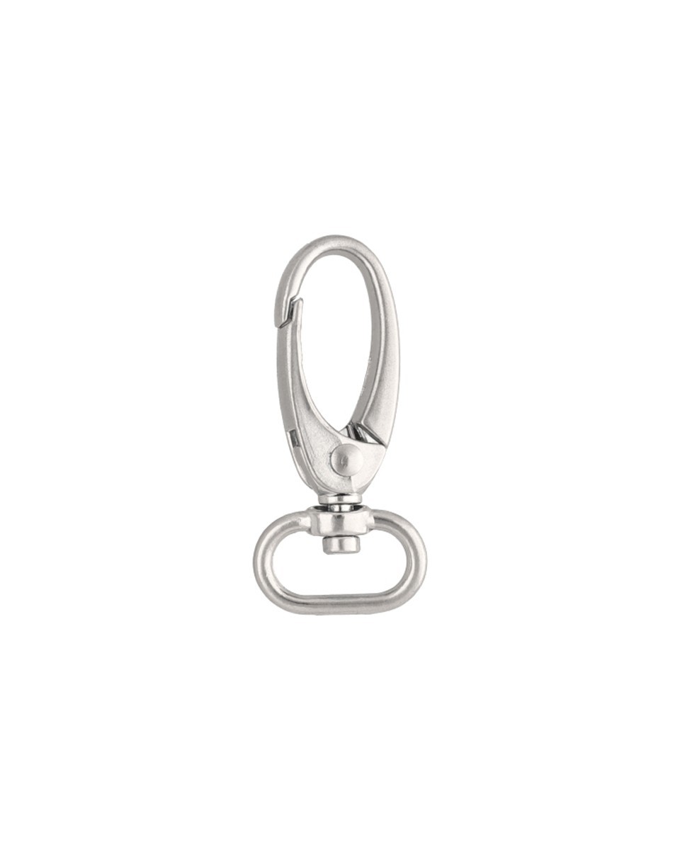 KARABINERHAKEN 0037 15   MM NICKELMATT 100   ST.