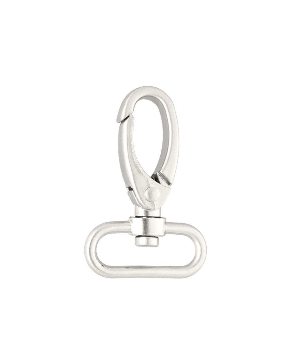 Karabińczyk metalowy 32 mm 0325-0152 krab nikiel mat