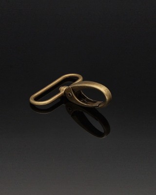 METAL SNAP  HOOK 0037 38  MM OLD GOLD 1  PCS