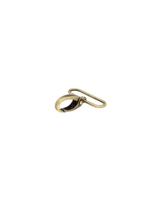 METAL SNAP  HOOK 0037 38  MM OLD GOLD 1  PCS