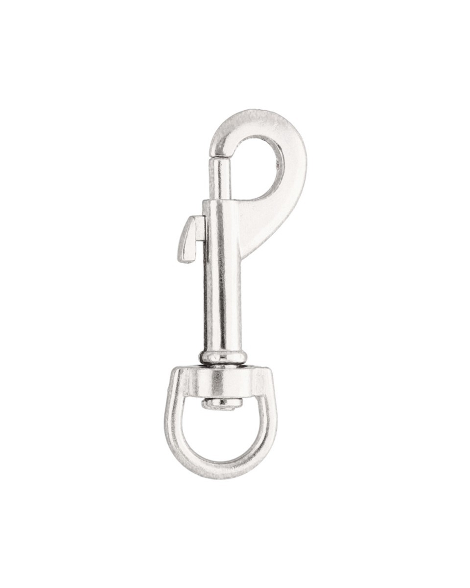 KARABINERHAKEN 13 MM MILO NICKEL 1      ST.