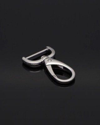 METAL SNAP HOOK 25 MM  MAURYCY NICKEL 1   PCS