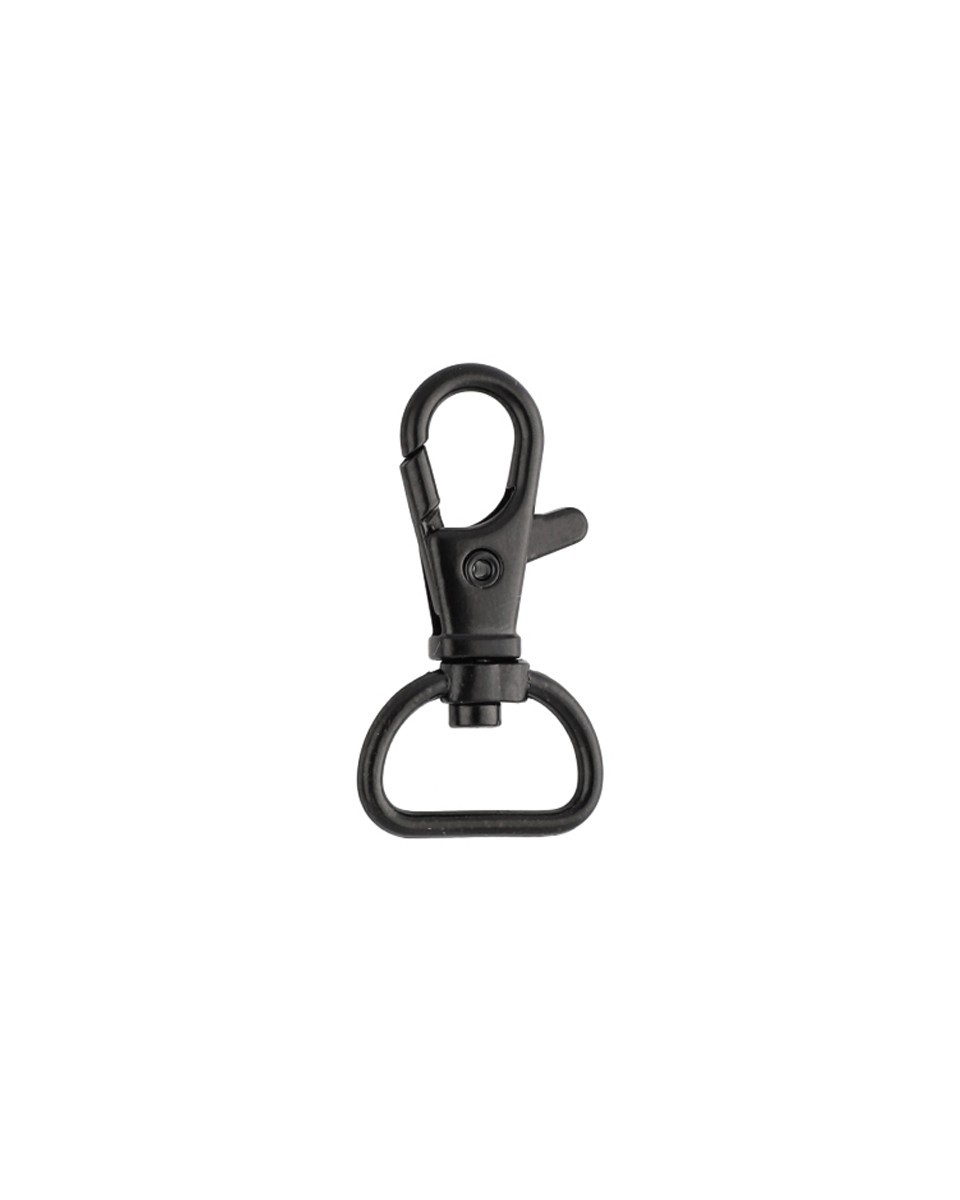 METAL  SNAP HOOK 17 MM BLACK MATT