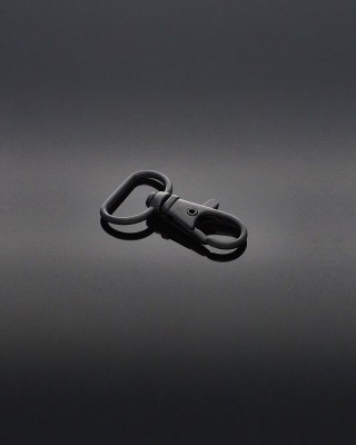 METAL  SNAP HOOK 17 MM BLACK MATT