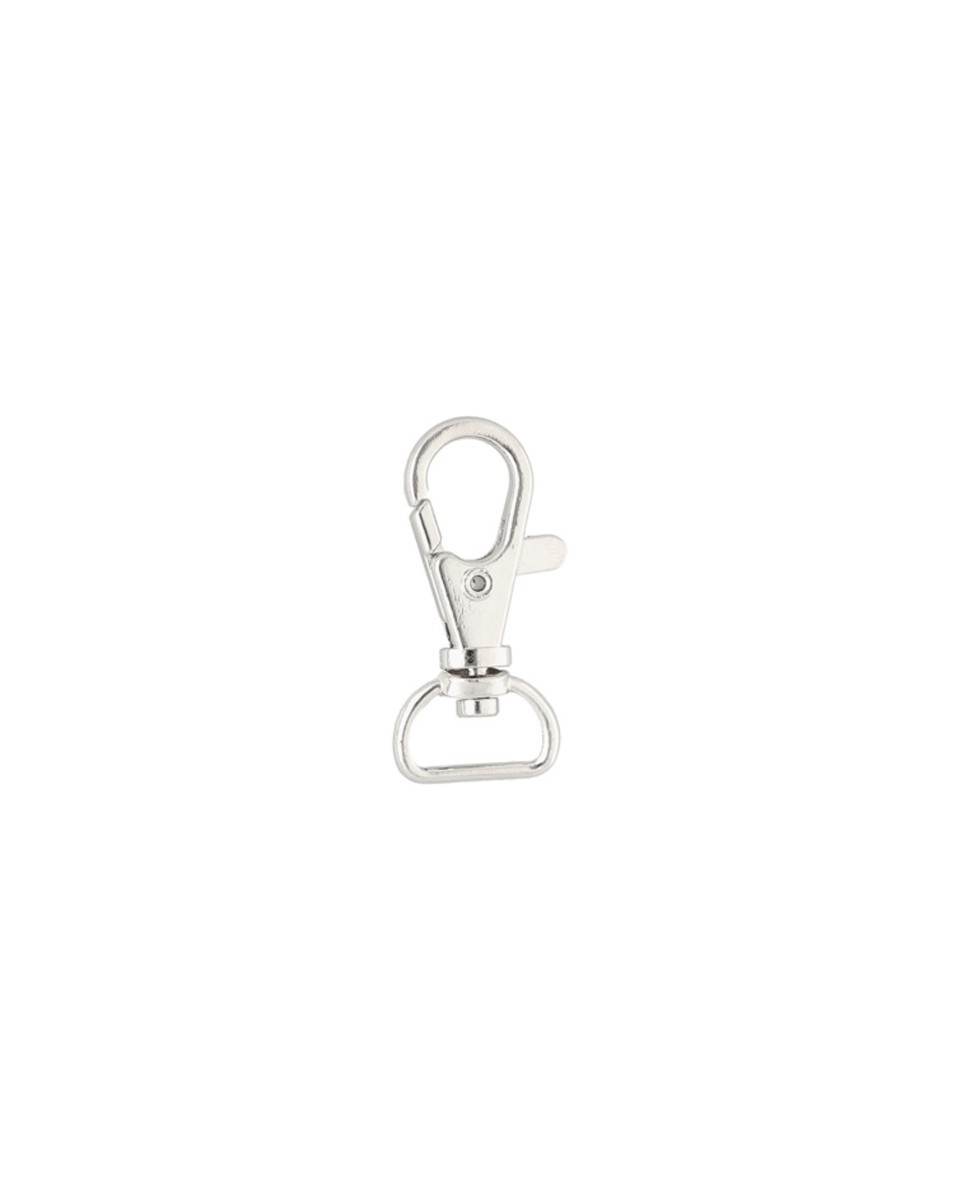 METAL SNAP HOOK 12 MM NICKEL 100 PCS