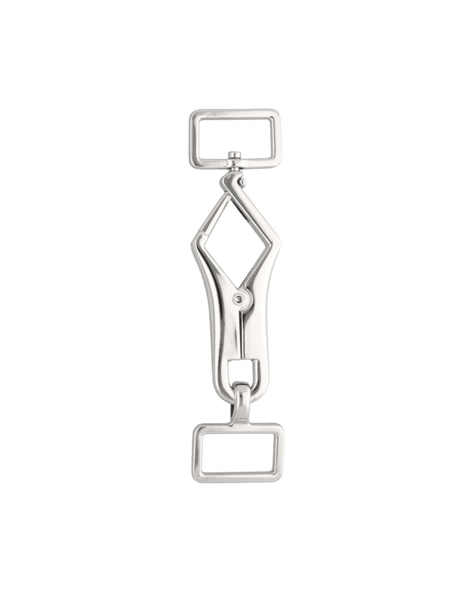 Karabińczyk metalowy 20 mm 0325-0210 nikiel połysk