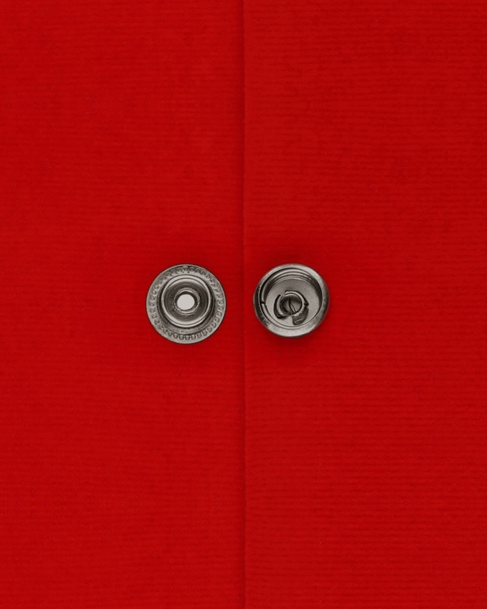 Napa nierdzewna 12,5 mm czarny nikiel