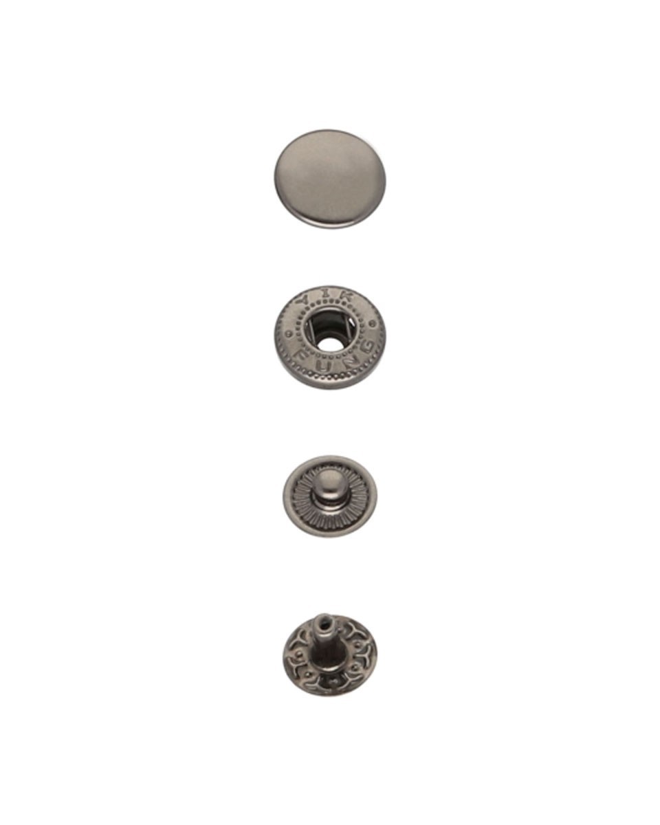 Napa metalowa alfa 10 mm czarny nikiel