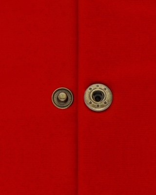 Metal snap fastener alfa 15 mm old gold