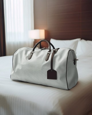 Tkanina bawełniana Canvas 400 g/m2 (337) jasnoszara