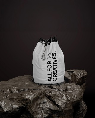 Cotton fabric canvas 400 g/m2 light grey 165 cm 40 mb