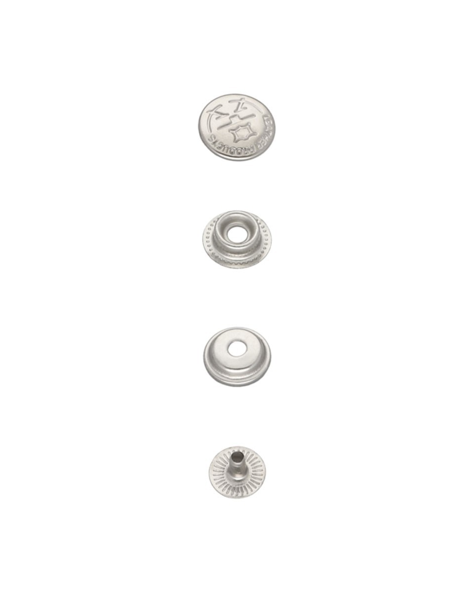 Druckknopf aus metall 12,5 mm nickel 720 st.