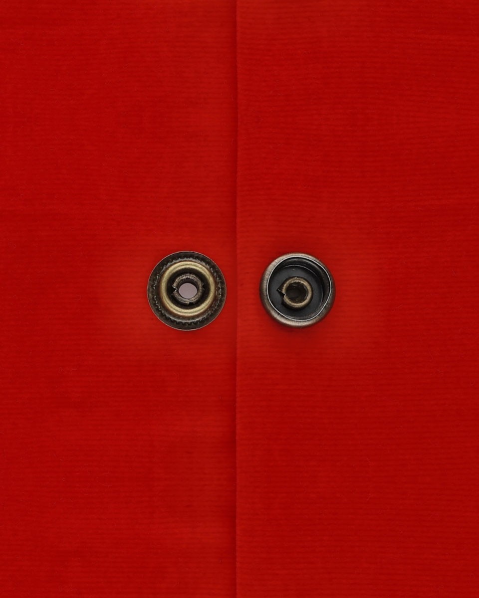 Napa metalowa 12,5 mm stare złoto 720 szt.