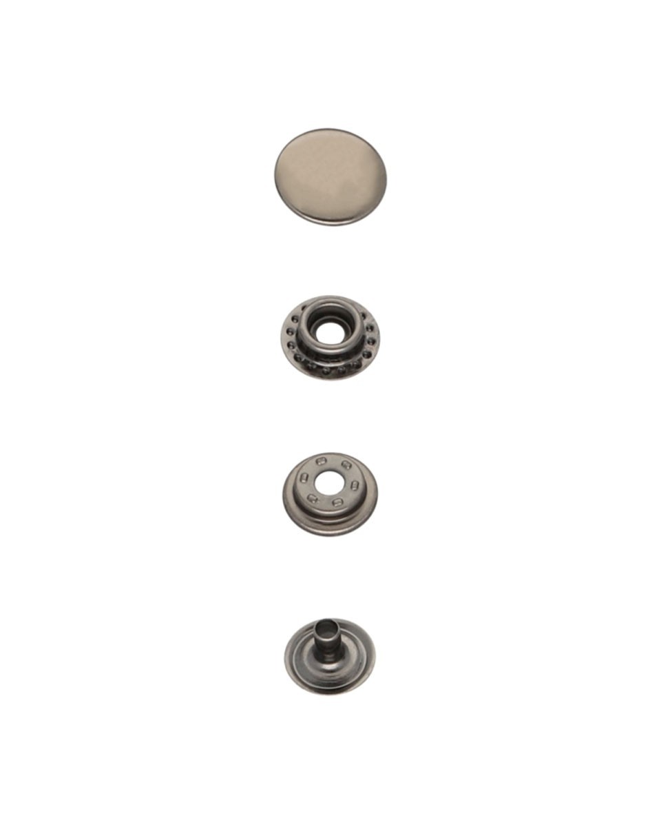 Napa metalowa 12,5 mm czarny nikiel 720 szt.
