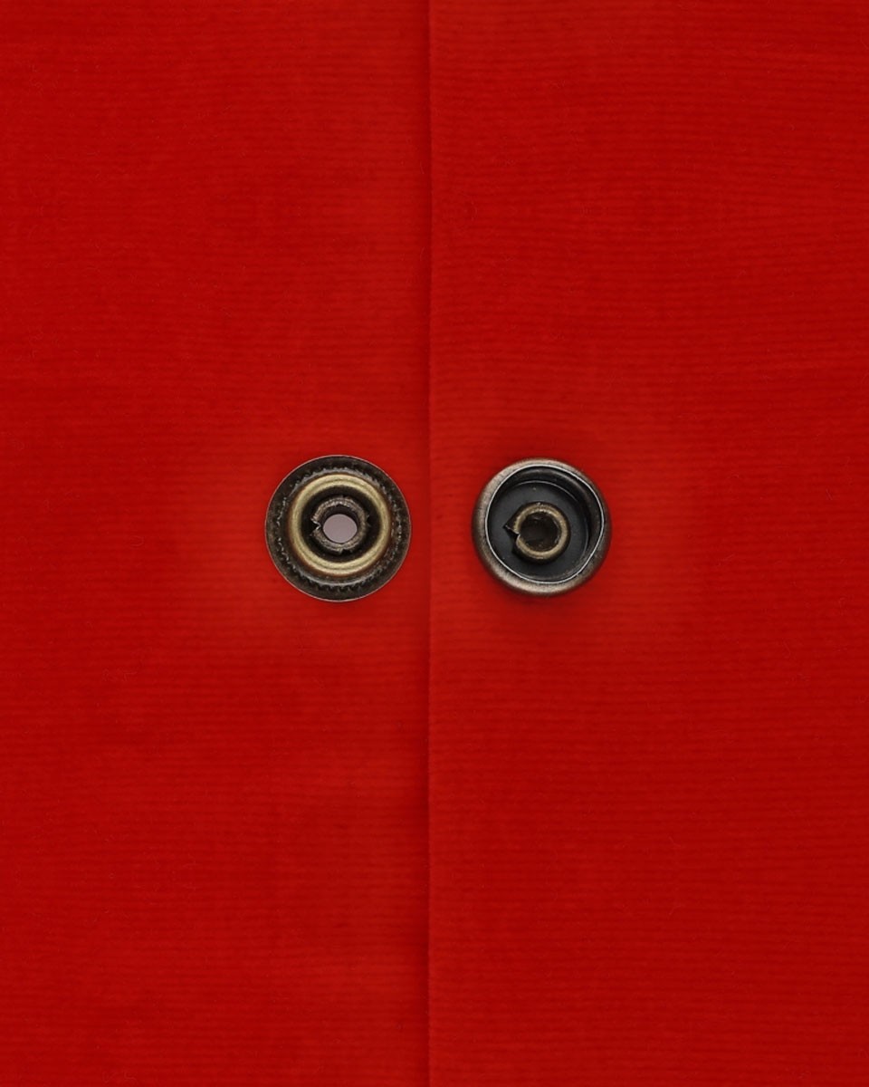 Napa metalowa 15 mm stare złoto 720 szt.
