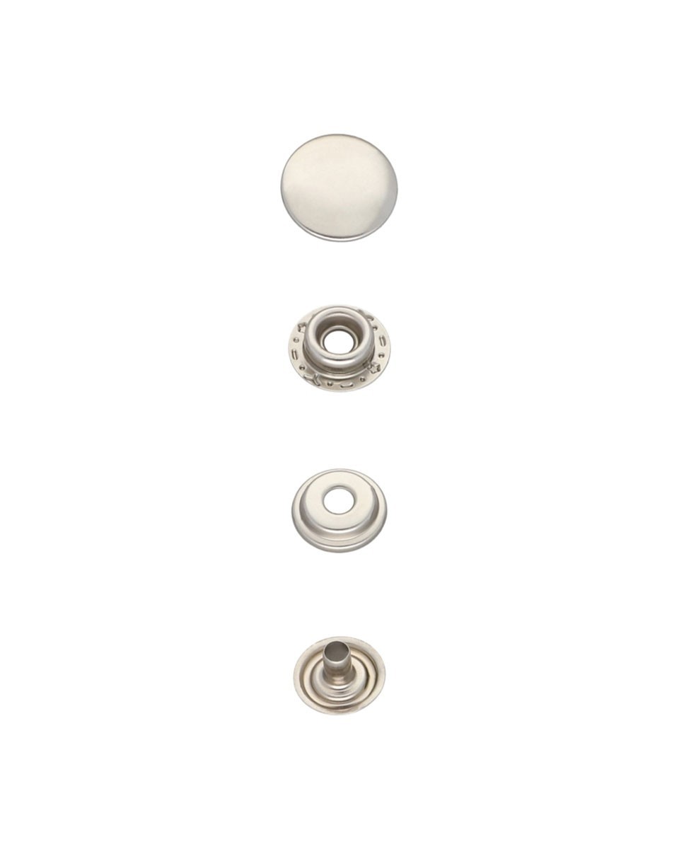 Metal snap fastener 17 mm nickel 720 pcs