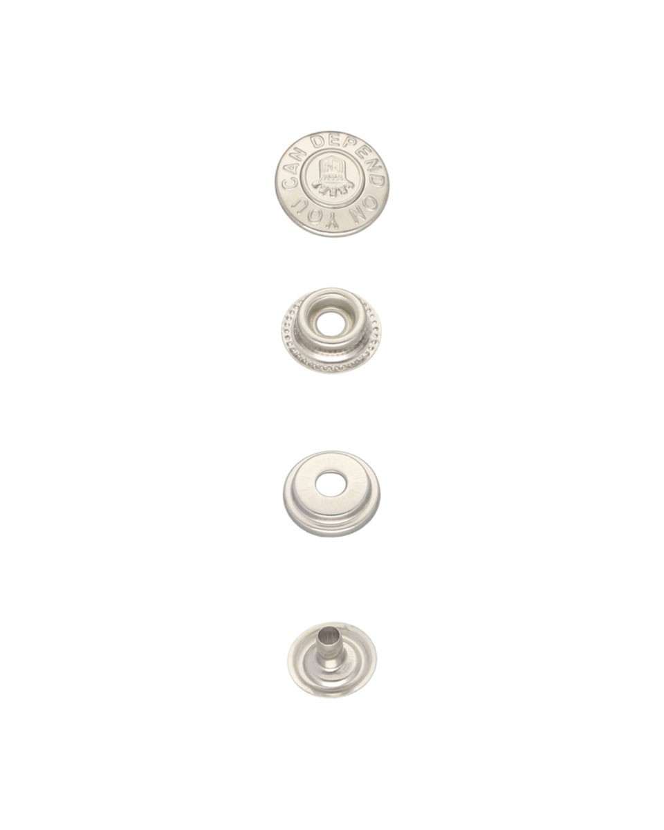 Metal snap fastener 17 mm nickel 720 pcs